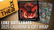 Unboxing: Calendar Of Many Adventures 2025 & Dungeon Gift Wrap | Loke BattleMats