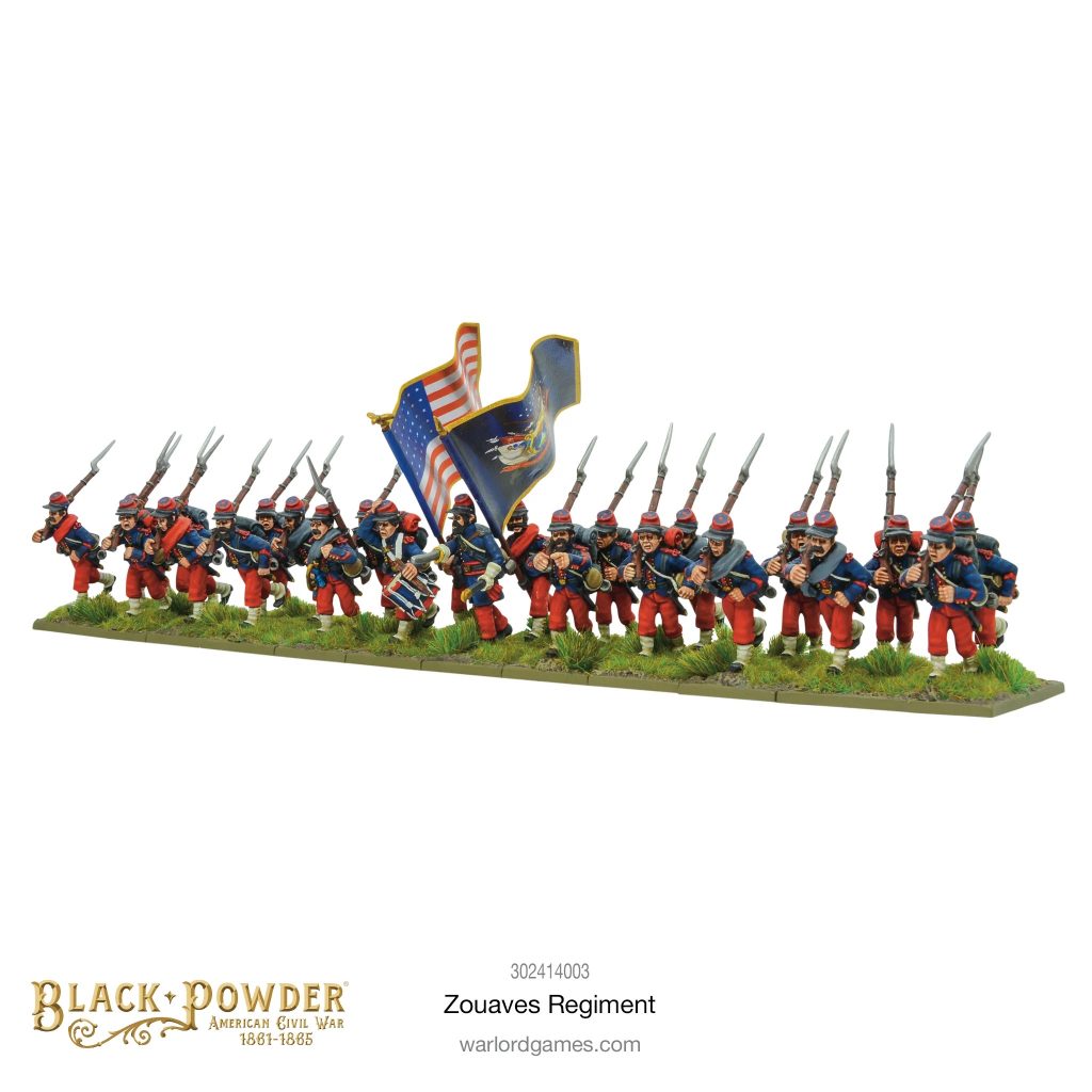 Warlord Games Black Powder - Régiment D'infanterie ACW Charging, Figurines 28mm, Neuf