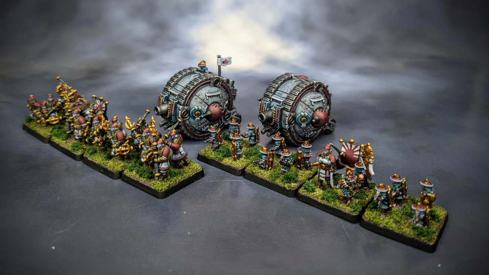 Elmir paints Armoured Clash: Land warfare in the Dystopian Age.