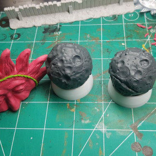 More sculpting for the medieval set pieces.