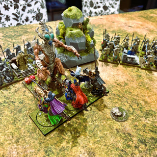 BATTLE REPORT!!!!!!1500 points Hundred Kingdoms Vs The Spires