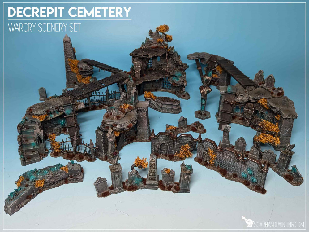 Decrepit Cemetery - Warcry Scenery Set