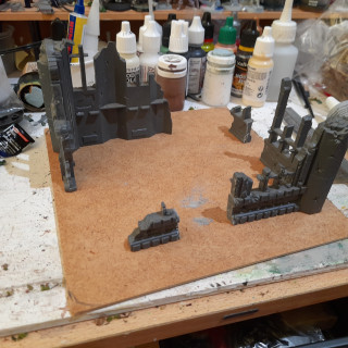 Starting the ruined chapel