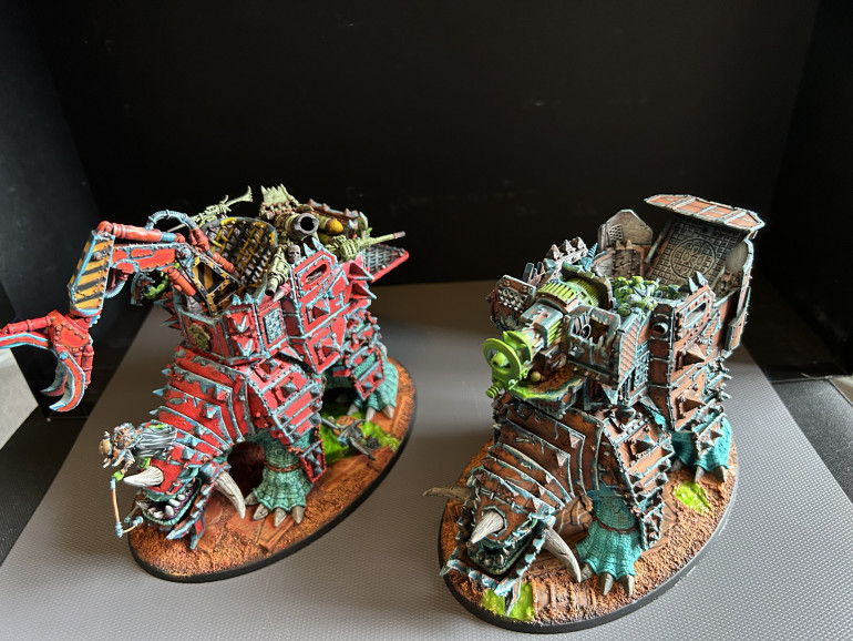 Two squiggoth with crazy guns. 