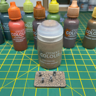 #UPDATE 5 - Painting Bases, PVA and Agrellan Earth