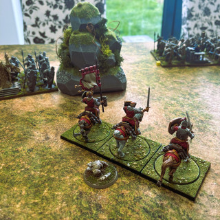 BATTLE REPORT!!!!!!1500 points Hundred Kingdoms Vs The Spires