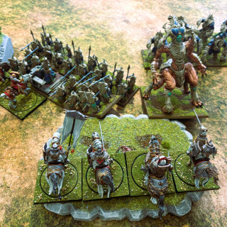 BATTLE REPORT!!!!!!1500 points Hundred Kingdoms Vs The Spires