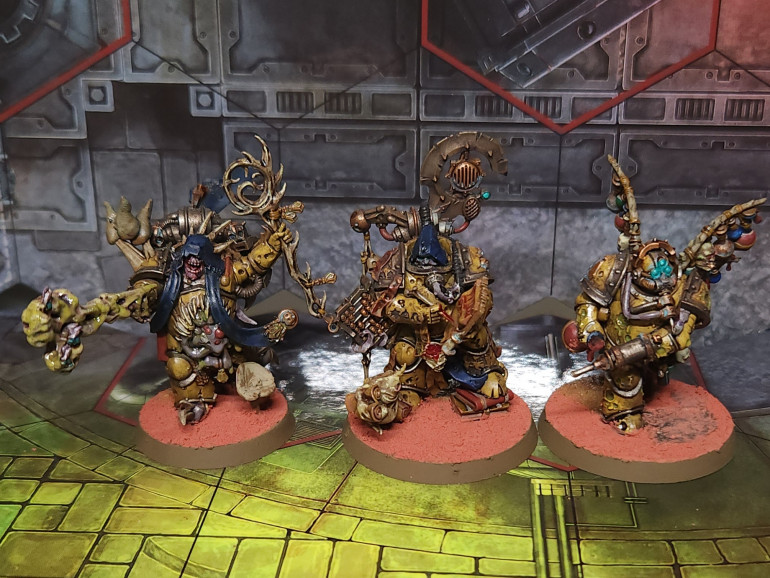 L-R: Malignant Plague Caster, Tallyman, Biologus Putrifier