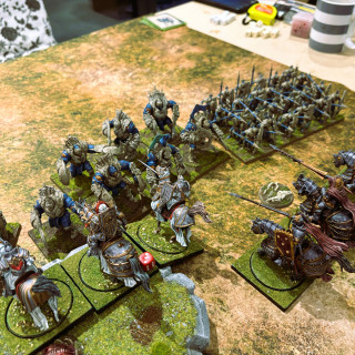 BATTLE REPORT!!!!!!1500 points Hundred Kingdoms Vs The Spires