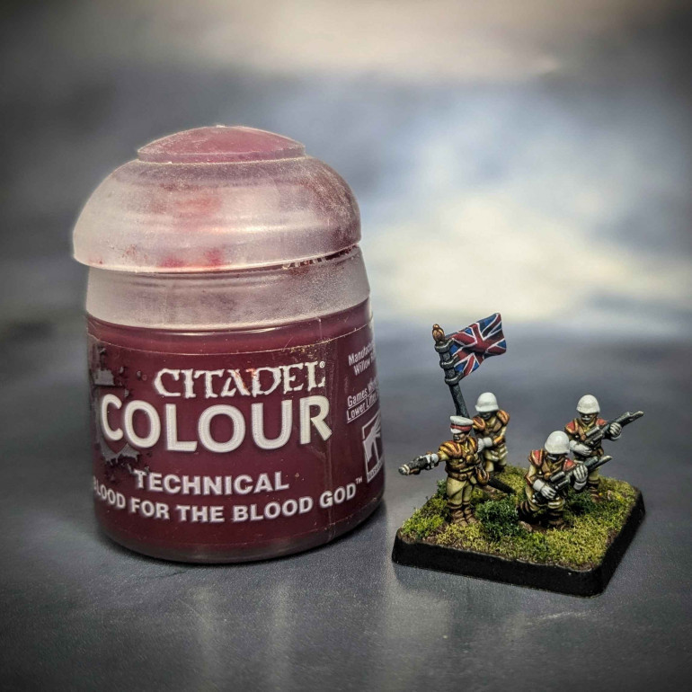 The first fully painted introduction set: the Crown half of Battle for Singapore.