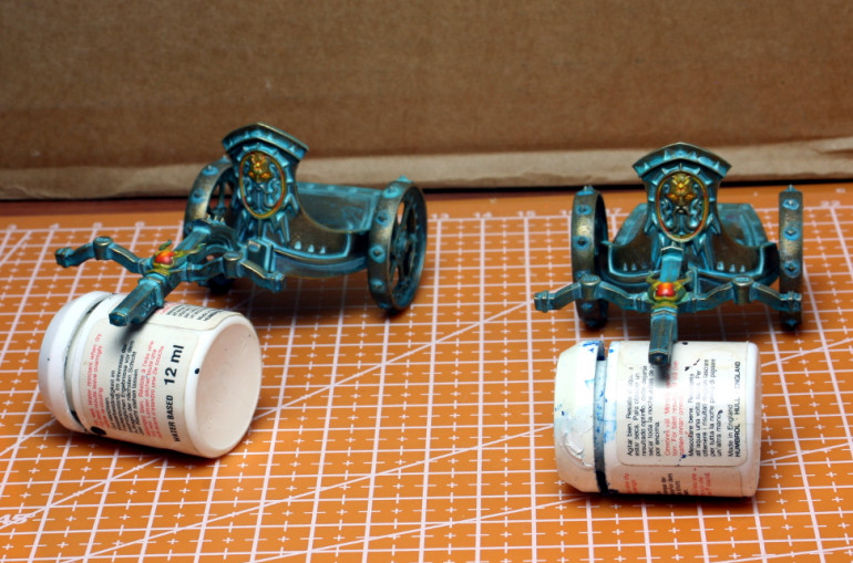 Both chariot chasis are ready.