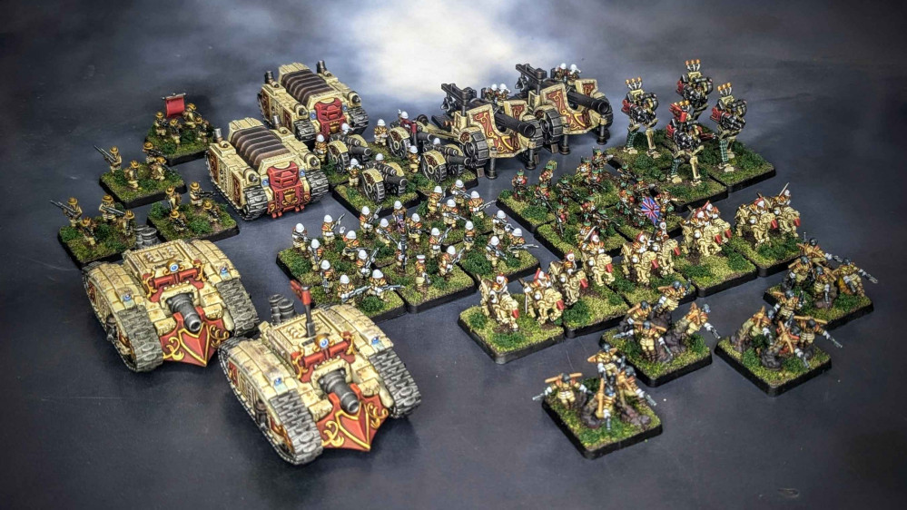 Elmir paints Armoured Clash: Land warfare in the Dystopian Age.