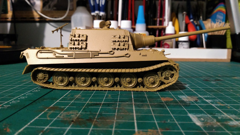 I chose the JAGDTIGER  has the flat surfaces would be easier to work and get a feel for the markers