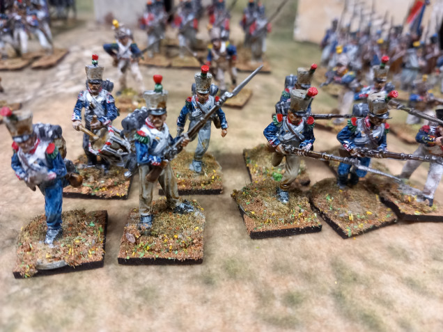 These look like chasseurs a sort of rapid light infantry unit