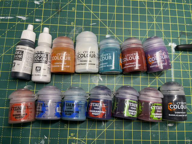 paints used