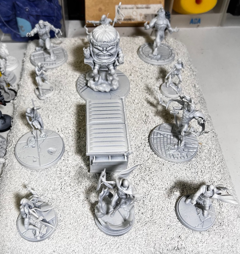 The rest of the Primer Tray got my preferred white treatment.