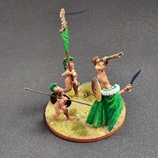 Not leading from the rear