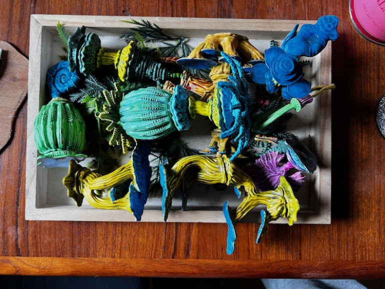 These have been painted for some time, just patiently waiting for me to return to them.