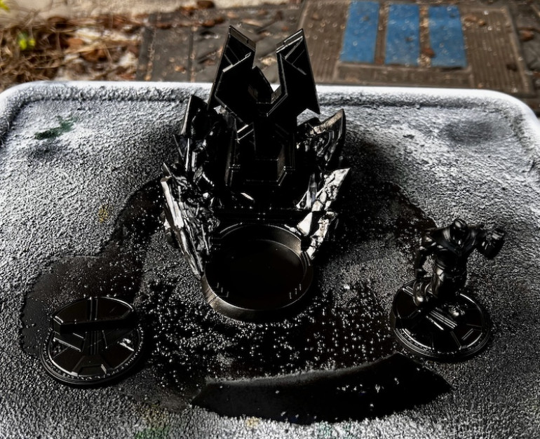 Went for a black base with Thanos and his throne.