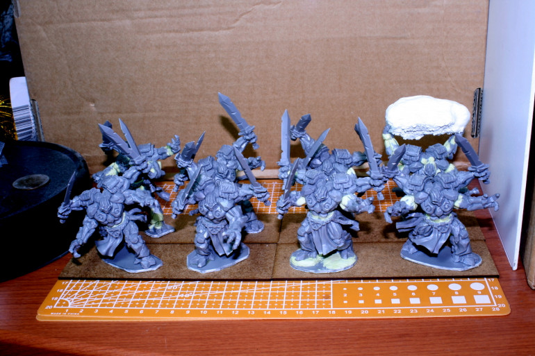 Two hordes of monstrous infantry with every model slightly different.