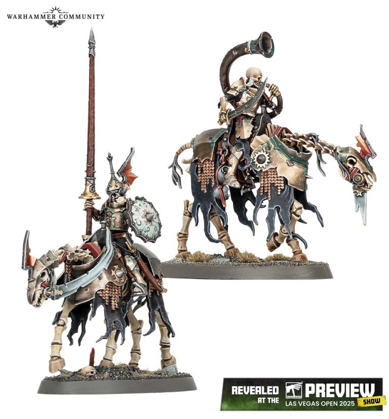 Warhammer Age Of Sigmar: Soulblight Gravelords - Cavalieri Del Sangue (Lancia Templare) - Pezzi - Foto 4