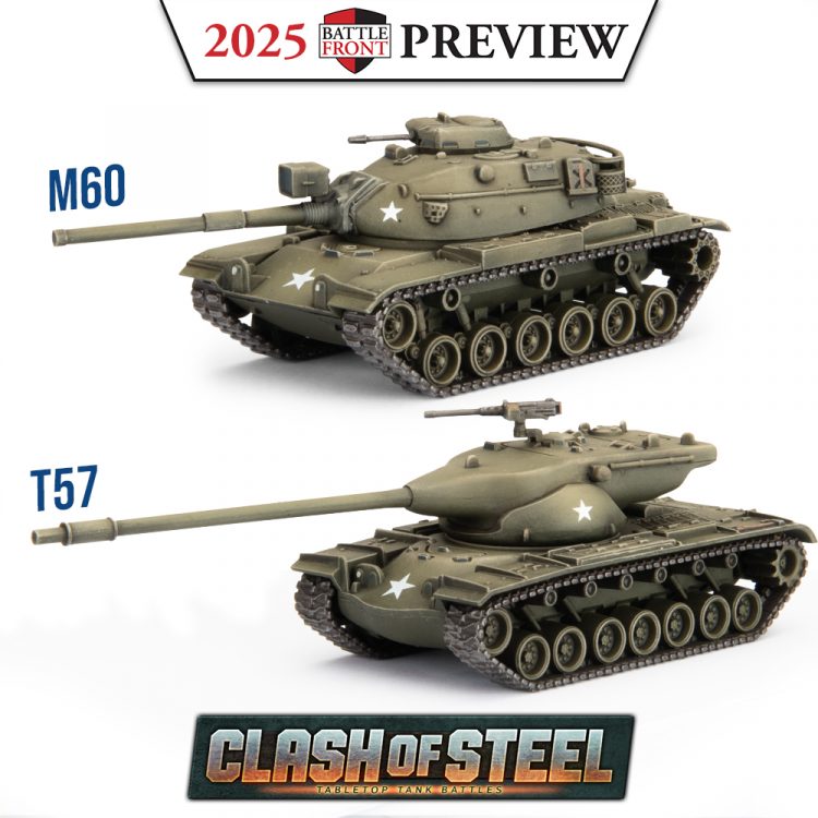 Gale Force Nine Clash Of Steel - T29 Super-Heavy Tank Platoon Model Kit