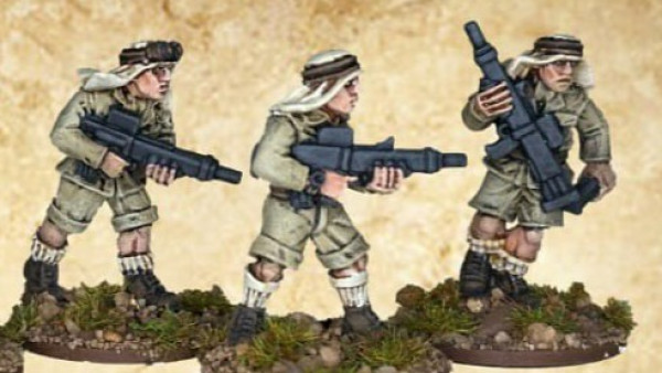 Slave 2 Gaming Sneak A Peek At New 28mm Sci-Fi Desert Infantry