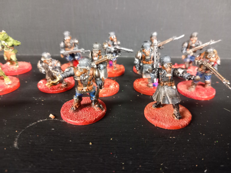 Prussians have turned out well but I need more lizard men for primitive infantry