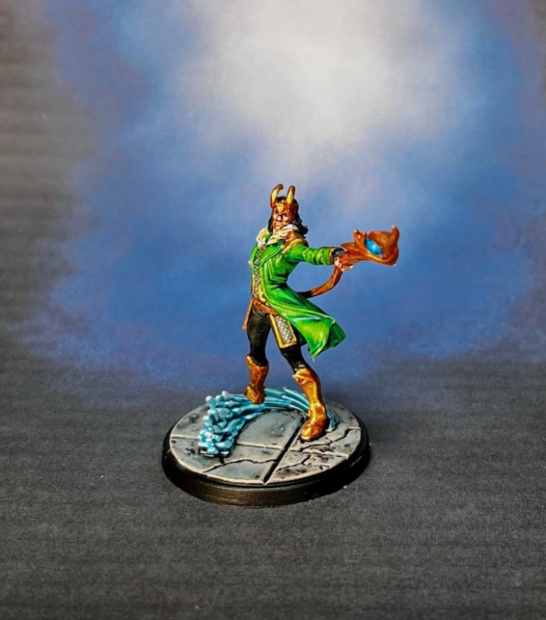 Loki, God of Mischief is Painted and Ready to Sow Chaos