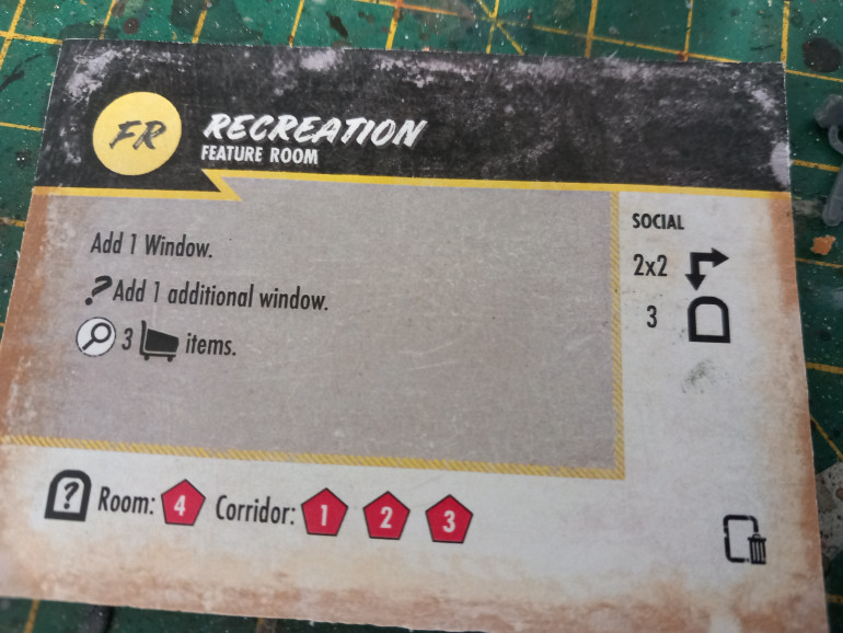 This month I've put together a recreation room. This could mean anything really so I went with the barbers. I liked the idea of doing something a bit different with a different coloured floor.