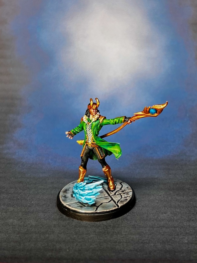 Loki, God of Mischief is Painted and Ready to Sow Chaos