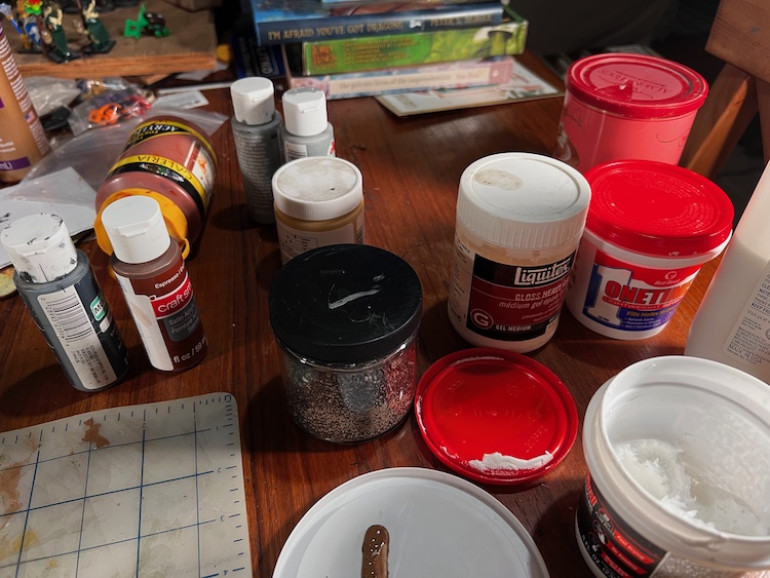 Here is the stack of ingredients I used to make my