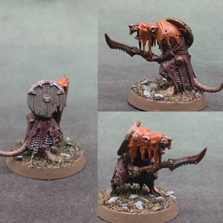 My army will have random colours in their clothing because it more fun for me to paint and because uniforms sounds like an unskaven idea.