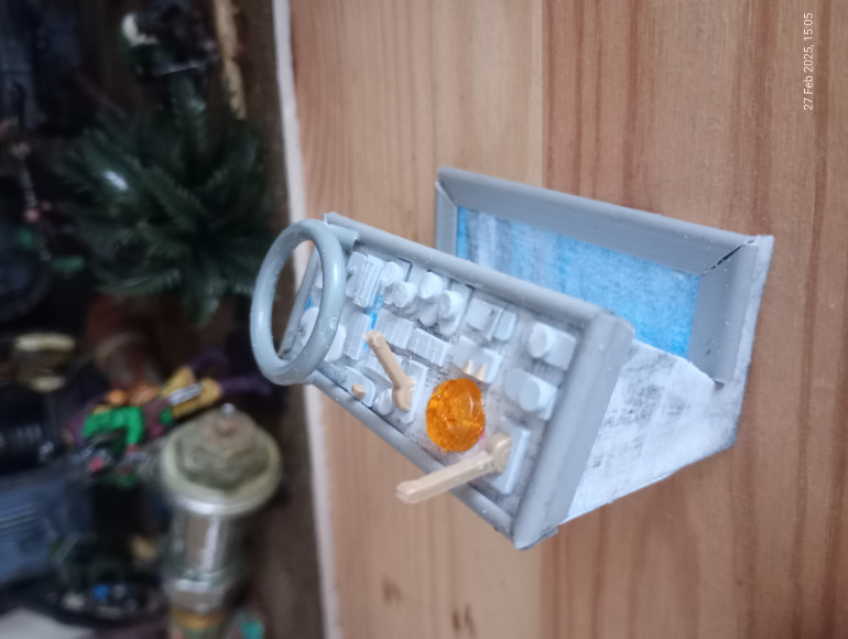 Last touches before painting