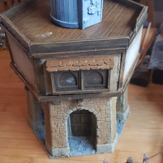 All tied up and painted...