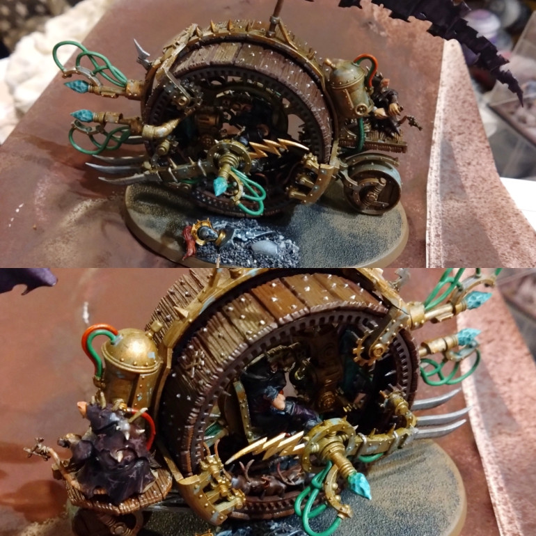 Assembled. Just some basing and finishing touches required.