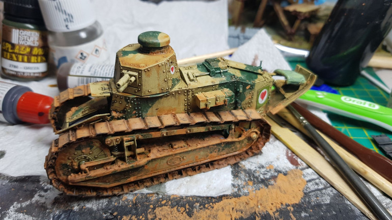 I've not done any scale modelling since my teenage years and I've had this cute WWII French FT17 hanging around for ages.