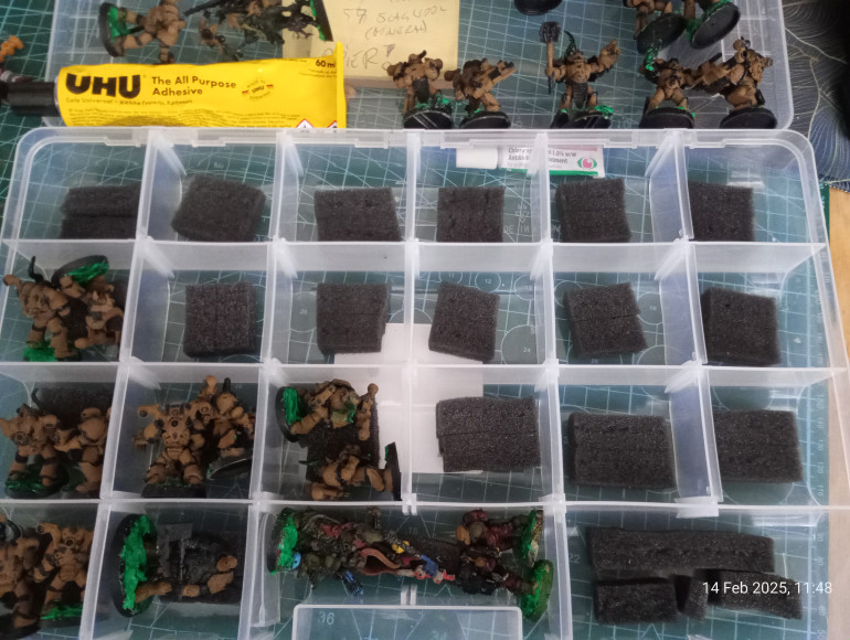 All the off cust I used it one of many storage boxes I have from all sorts of places. All very affordable. 