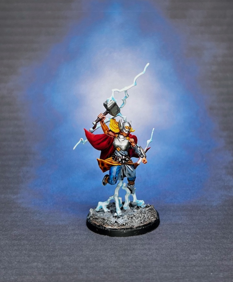 Jane is The Mighty Thor and Painted!