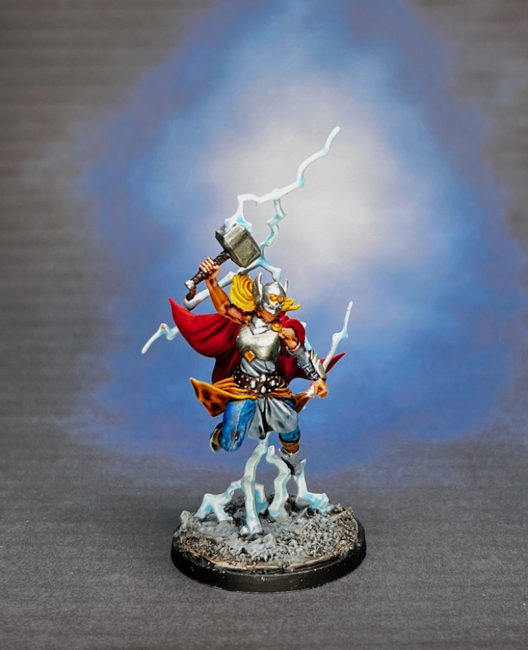 Jane is The Mighty Thor and Painted!