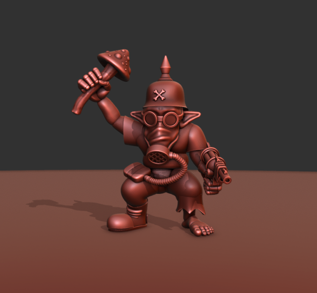 Very early work in progress. I did a lot of work on the gas mask straps, they are now covered by the helmet.