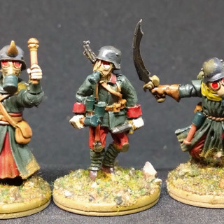 Painting the troops (finally)