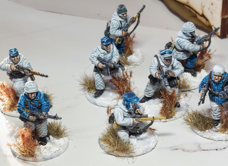 1st The Germans, Falscrimjager and Infantry.