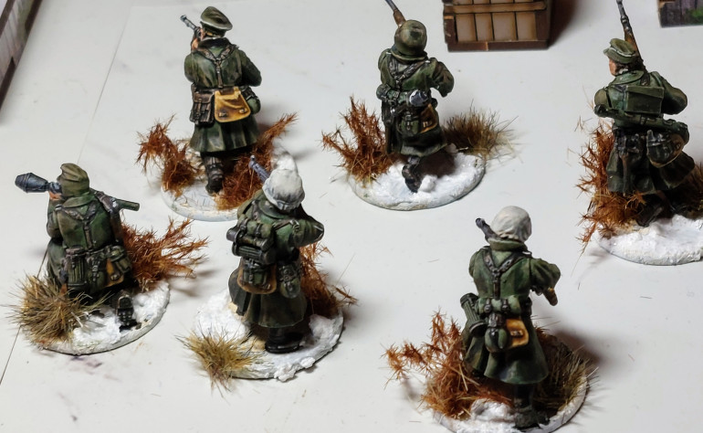 1st The Germans, Falscrimjager and Infantry.