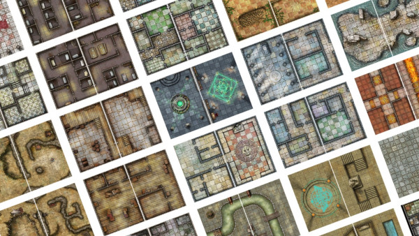 Battle In Cells, Shrines, Streets & Sewers With Loke BattleMats