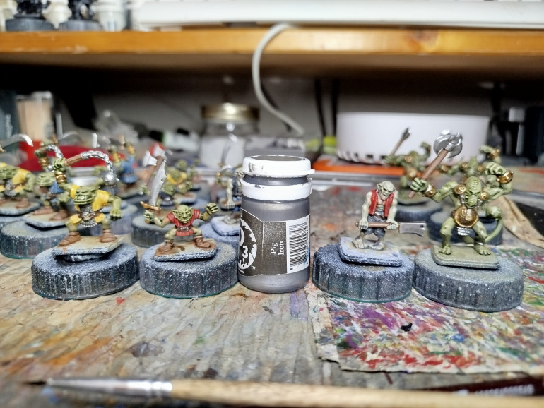 Buckles and studs base coated