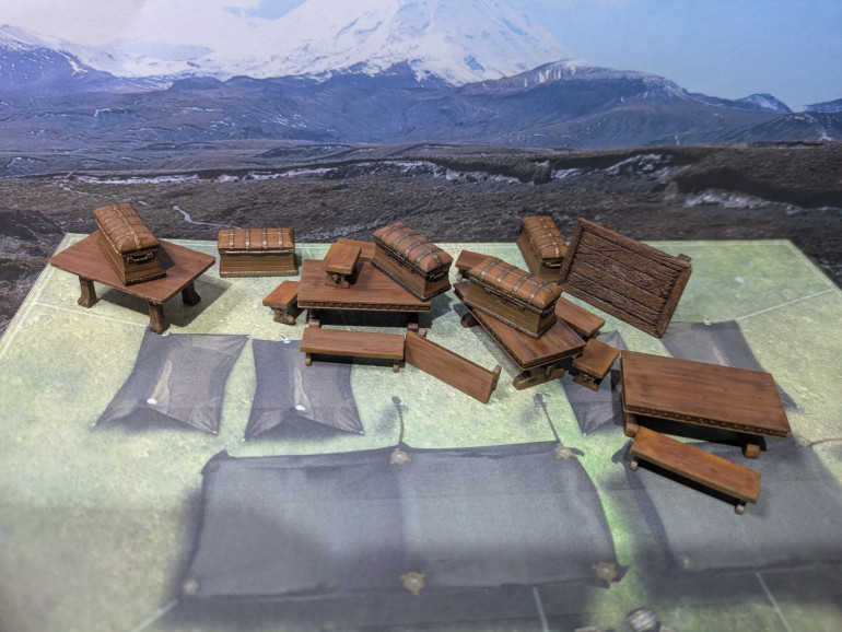 Furniture previously painted....like years ago