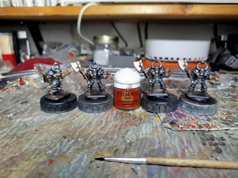 Base coat the medallion thing?