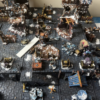 Shots from a couple of 1v1 games of the outdoor setup