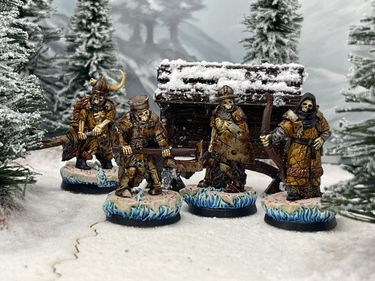 Raised dead fill the ranks of the hired specialist soldiers